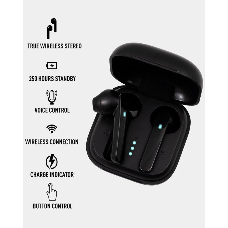 Series 17 Reflex Active Black Smart Watch & True Wireless Sound Earbud Set