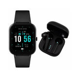 Series 17 Reflex Active Black Smart Watch & True Wireless Sound Earbud Set