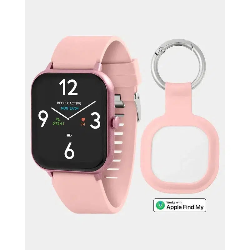 Series 17 Reflex Active Pink Smart Watch & Active Tag Gift Set