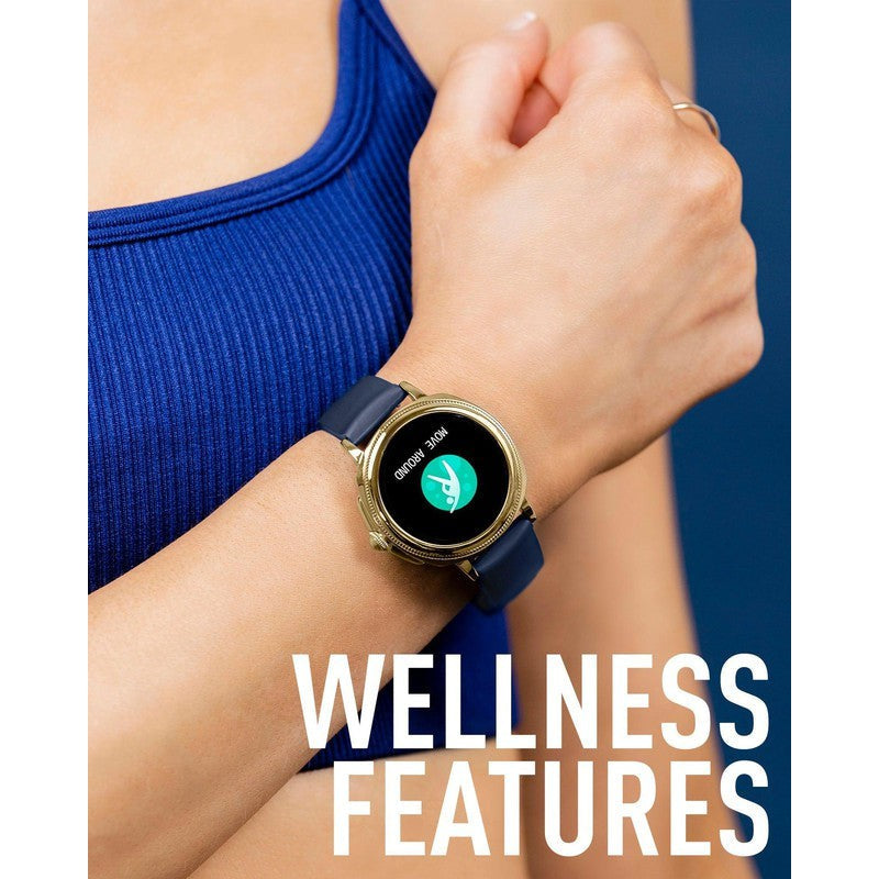 Series 25 Reflex Active Navy Gold Calling Smart Watch