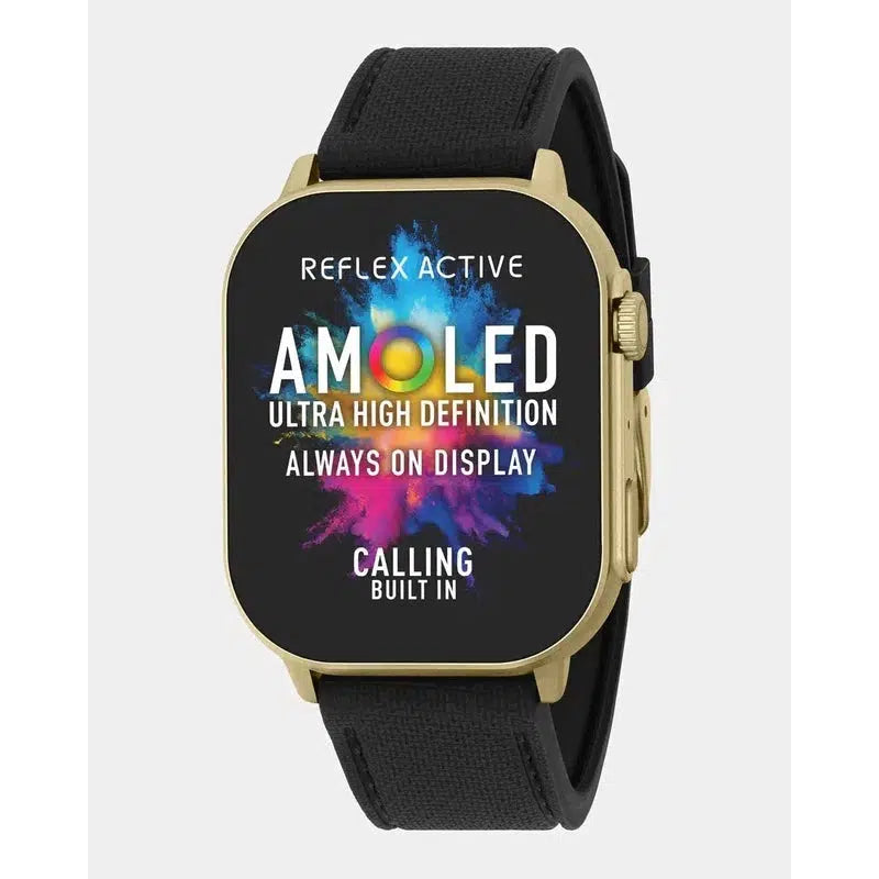 Series 29 Reflex Active Amoled Black Smart Calling Watch