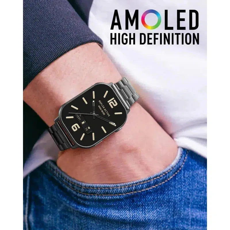 Series 29 Reflex Active Amoled Titanium Bracelet Smart Calling Watch