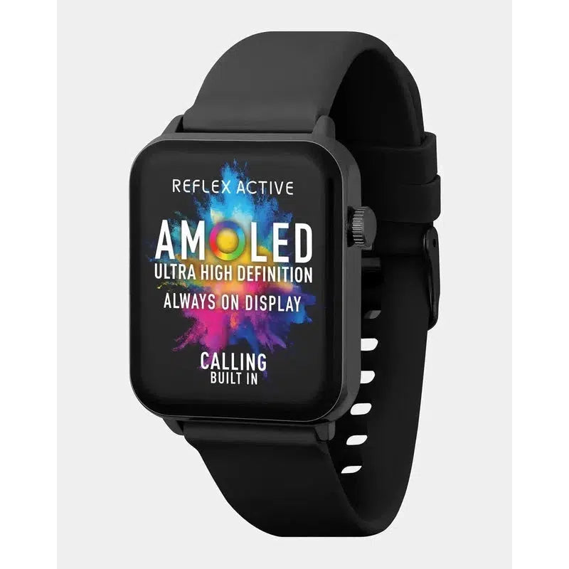 Series 30 Reflex Active Amoled Black Smart Calling Watch