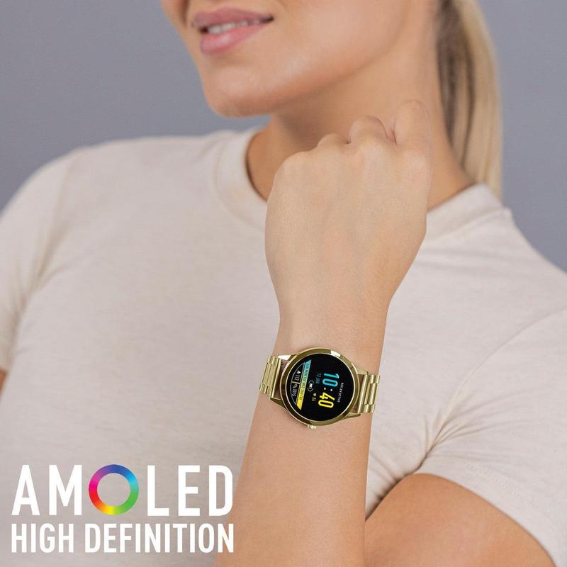 Series 31 Reflex Active Amoled Gold Steel Bracelet Smart Watch