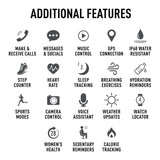 Series 40 Reflex Active Amoled Black Smart Watch