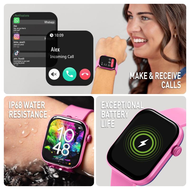 Series 40 Reflex Active Amoled Pink Smart Watch