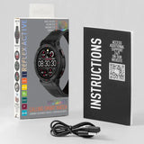 Series 43 Reflex Active Black Silicone GPS Sports Smart Calling Watch