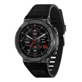 Series 43 Reflex Active Black Silicone GPS Sports Smart Calling Watch