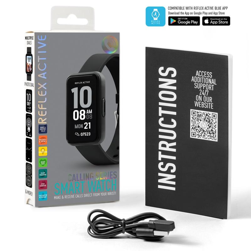 Series 49 Reflex Active Amoled Black Smart Calling Watch