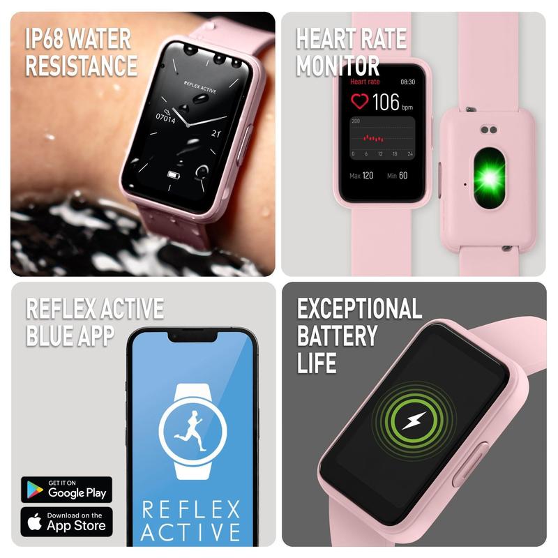 Series 49 Reflex Active Amoled Pink Smart Calling Watch