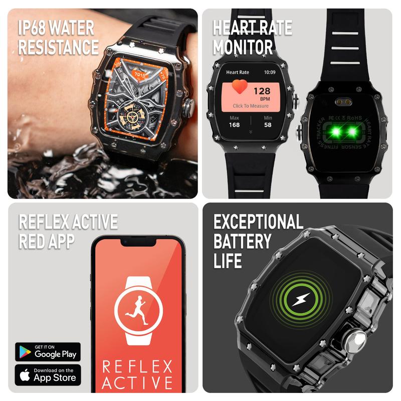 Series 51 Reflex Active Black Smart Calling Watch