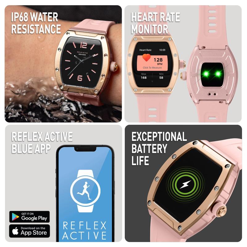 Series 52 Reflex Active Pink Smart Calling Watch