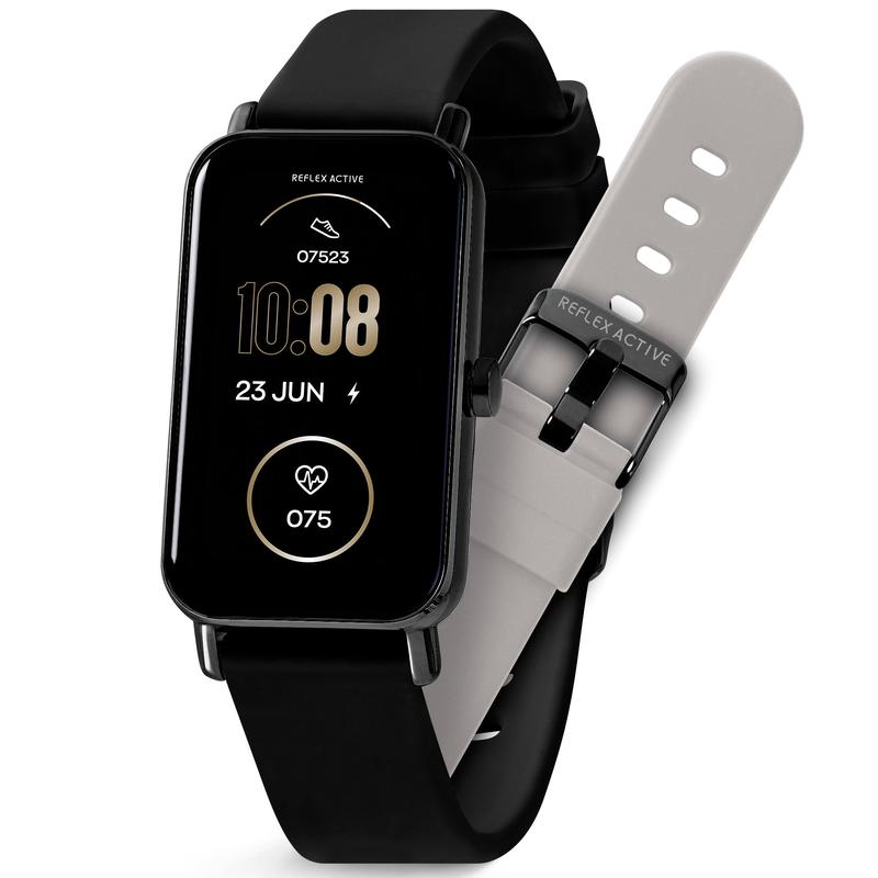 Series 53 Reflex Active Black Smart Calling Watch Interchangeable Set