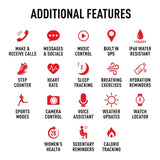 Series 54 Reflex Active Amoled GPS Black Smart Calling Watch