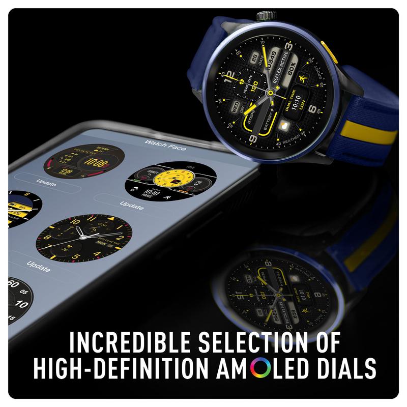 Series 54 Reflex Active Amoled GPS Blue Smart Calling Watch