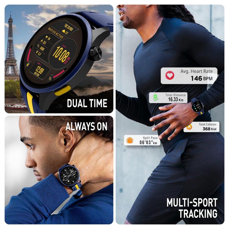 Series 54 Reflex Active Amoled GPS Blue Smart Calling Watch