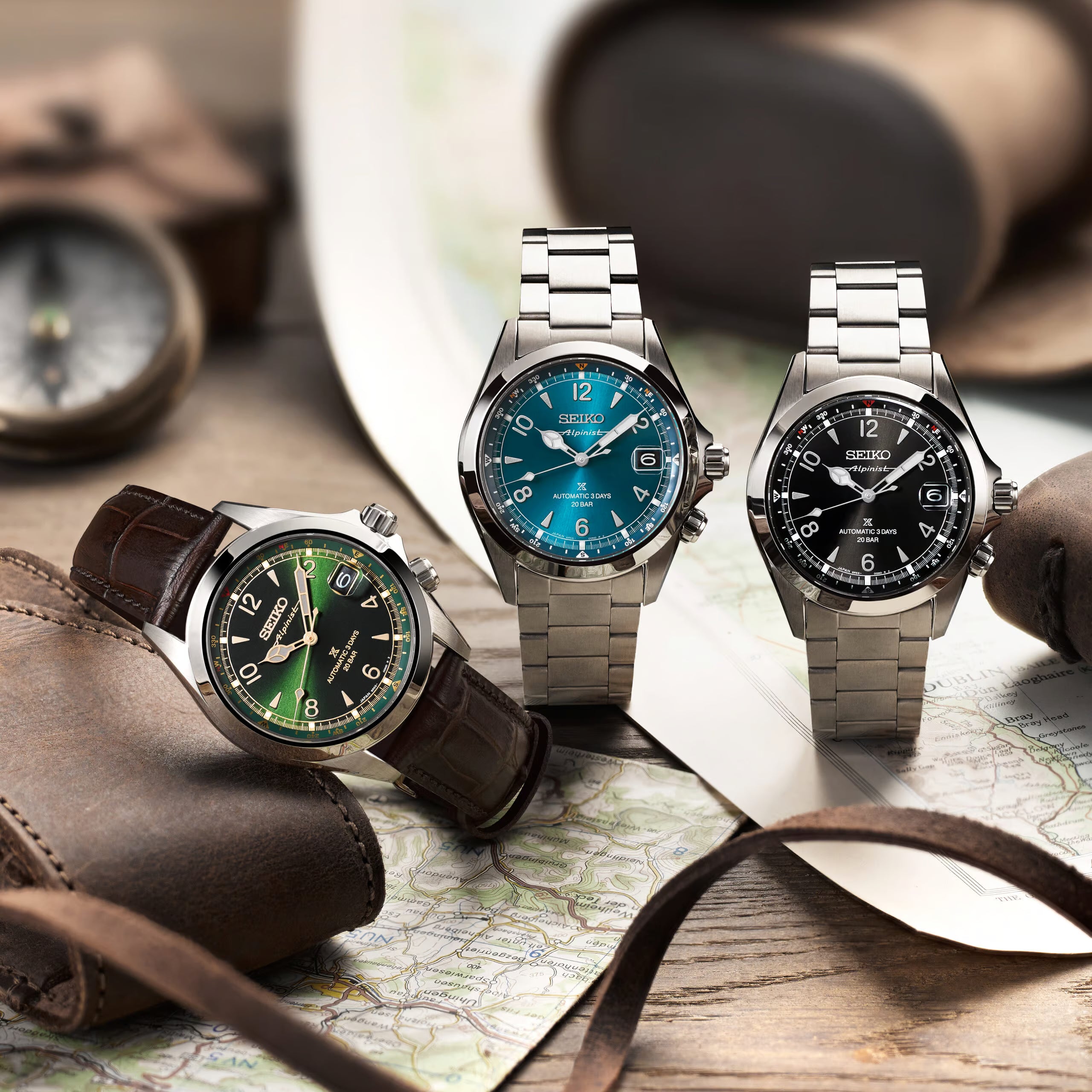 Seiko Prospex Alpinist in ‘Summit Black’ Automatic Watch