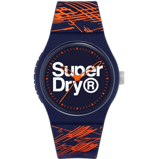 Superdry Urban Etch Navy Silicone Strap