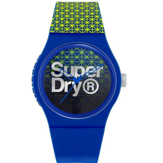 Superdry Urban Geo Sport Green-Blue Silicone Strap