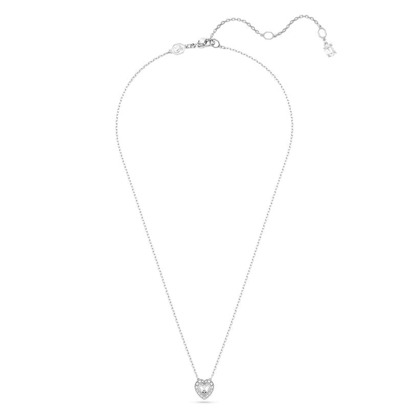 Swarovski Ariana Grande Crystal Heart White Rhodium Plated Pendant