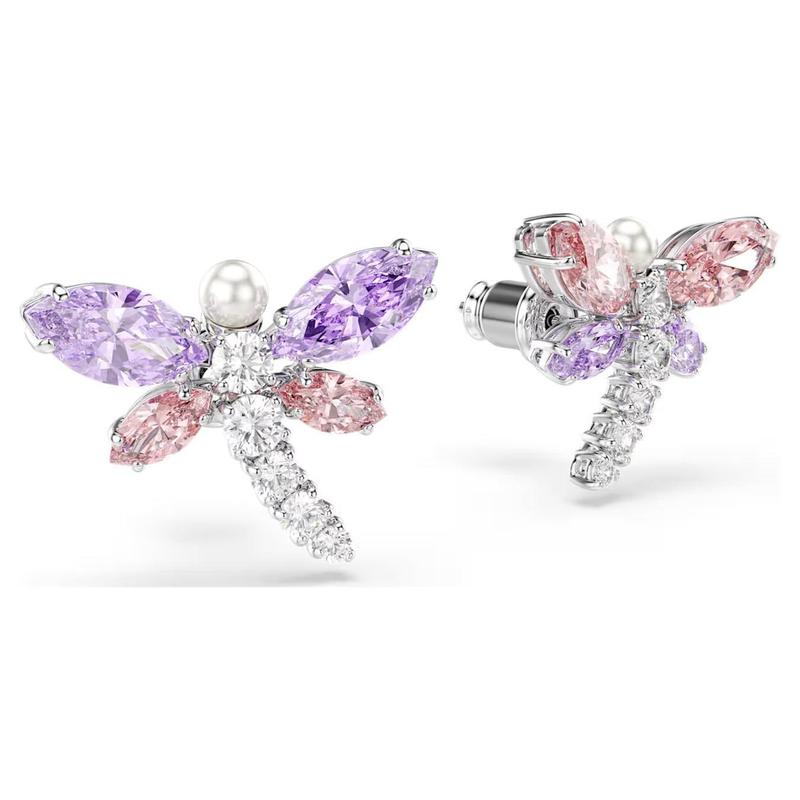 Swarovski Ariana Grande Dragonfly Multicolored Stud Earrings