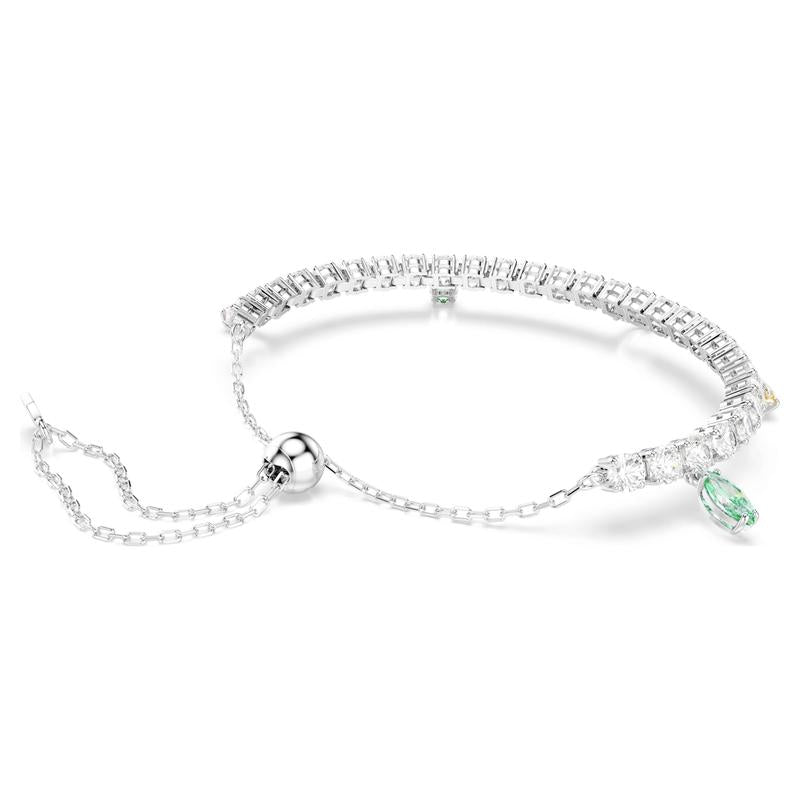 Swarovski Ariana Grande Multicolored Mixed Cuts Rhodium Plated Bracelet