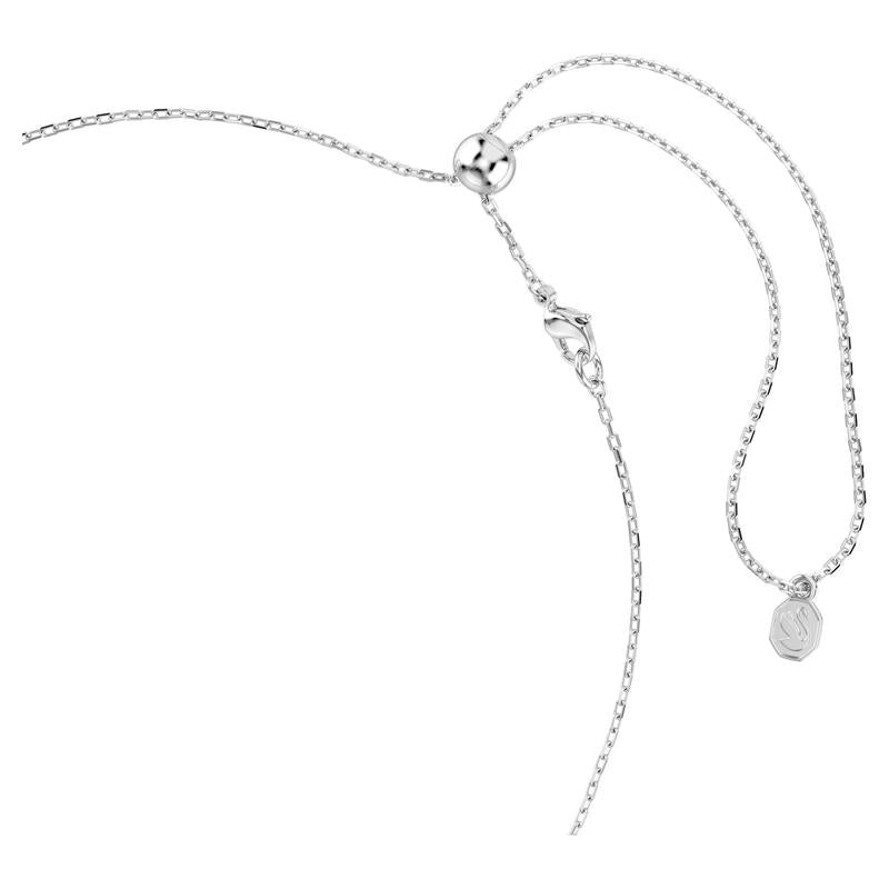 Swarovski Ariana Grande Multicolored Mixed Cuts Rhodium Plated Necklace
