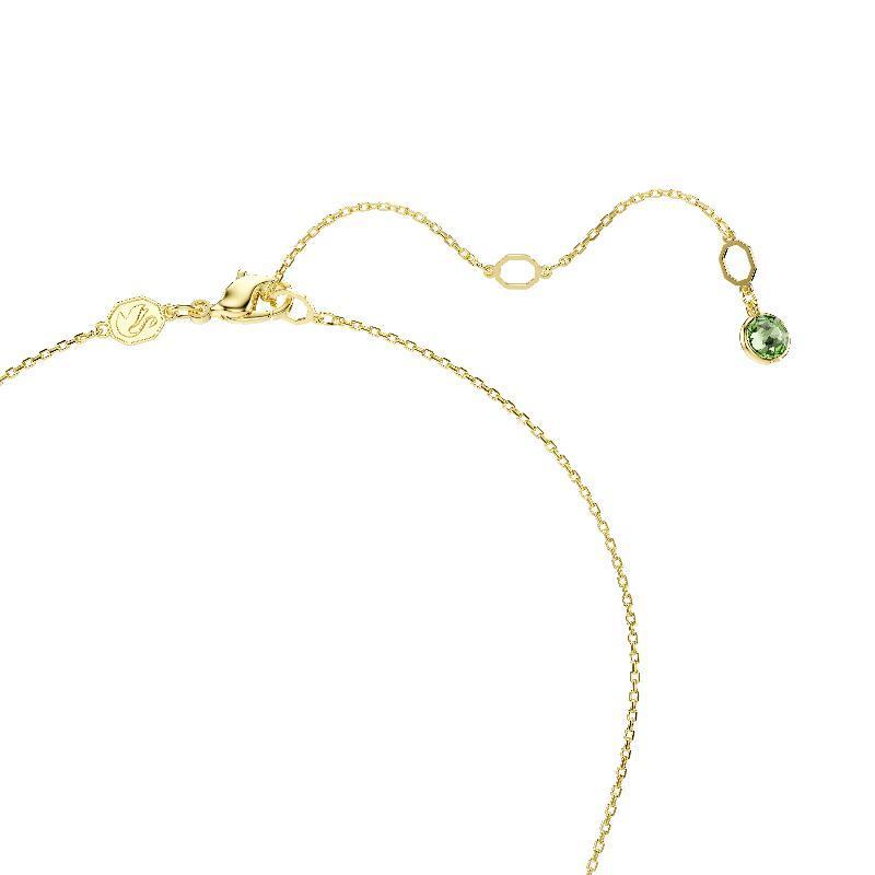 Swarovski Chroma Cushion Cut Multicoloured Gold Plated Pendant