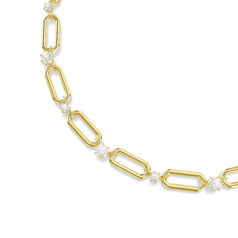 Swarovski Constella White Gold-Plated Zirconia Necklace