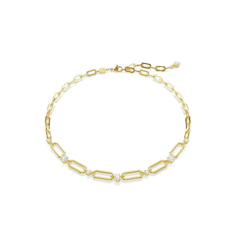 Swarovski Constella White Gold-Plated Zirconia Necklace