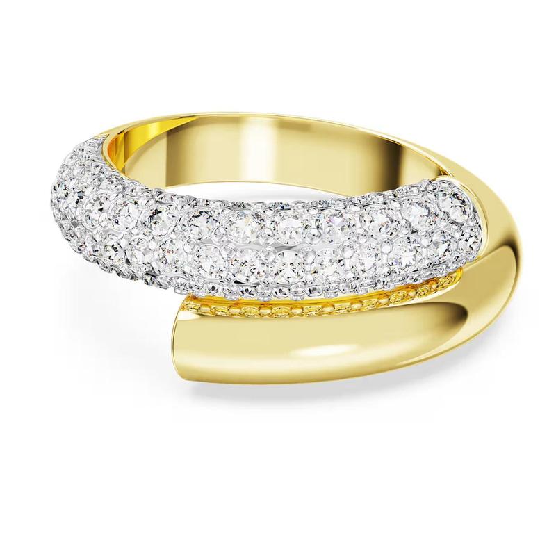 Swarovski Dextera Band Round Cut White 18K Gold Ring