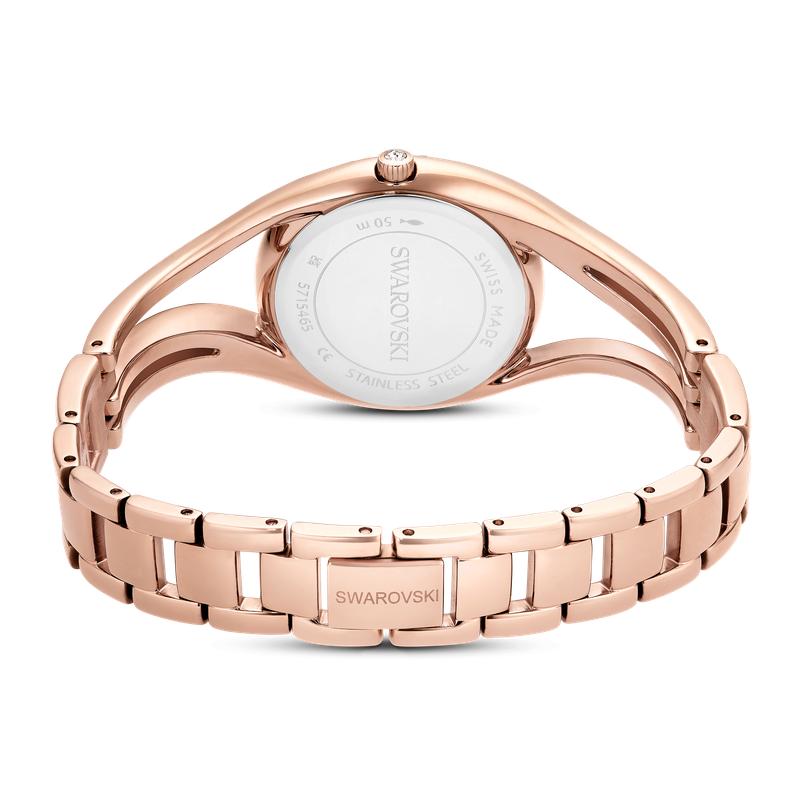 Swarovski Hyperbola Bangle Swiss Made Silver Tone Stainless Steel Watch