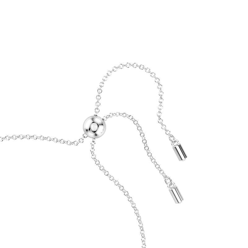 Swarovski Hyperbola Infinity and Heart White Rhodium Plated Bracelet