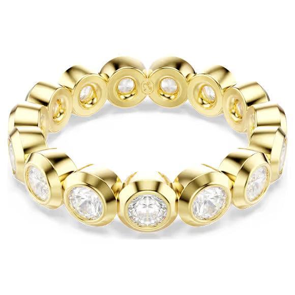 Swarovski Imber Band Round Cut White 18K Gold Ring