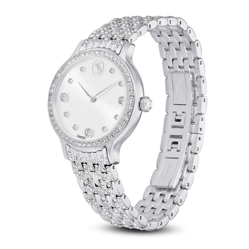 Swarovski Imber Gold-Tone Swiss Made Crystal Pavé Watch