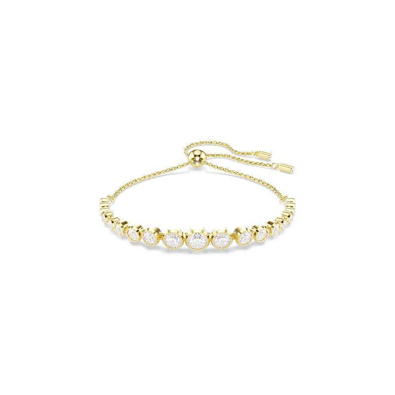 Swarovski Imber Mixed Round Cuts White Gold-Plated Bracelet