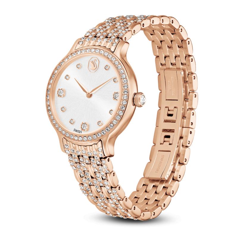 Swarovski Imber Rose Gold Tone Swiss Made Crystal Watch