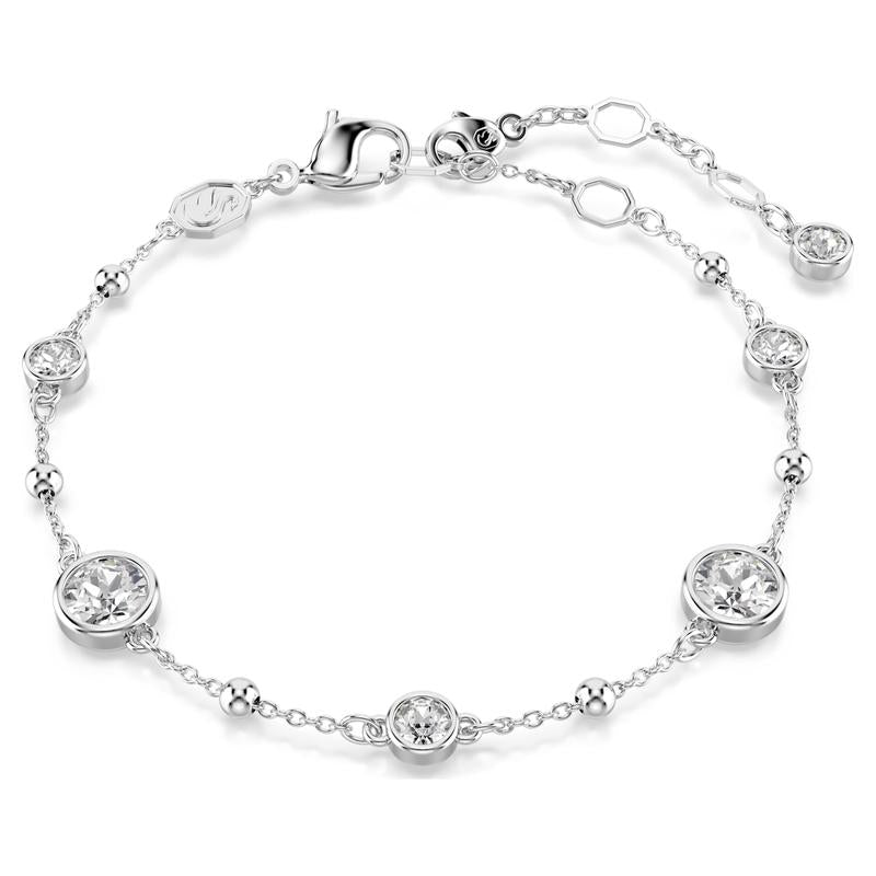 Swarovski Imber Round Cut Rhodium Plated Bracelet