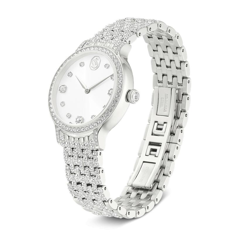 Swarovski Imber Silver Tone Swiss Made Stainless Steel Watch