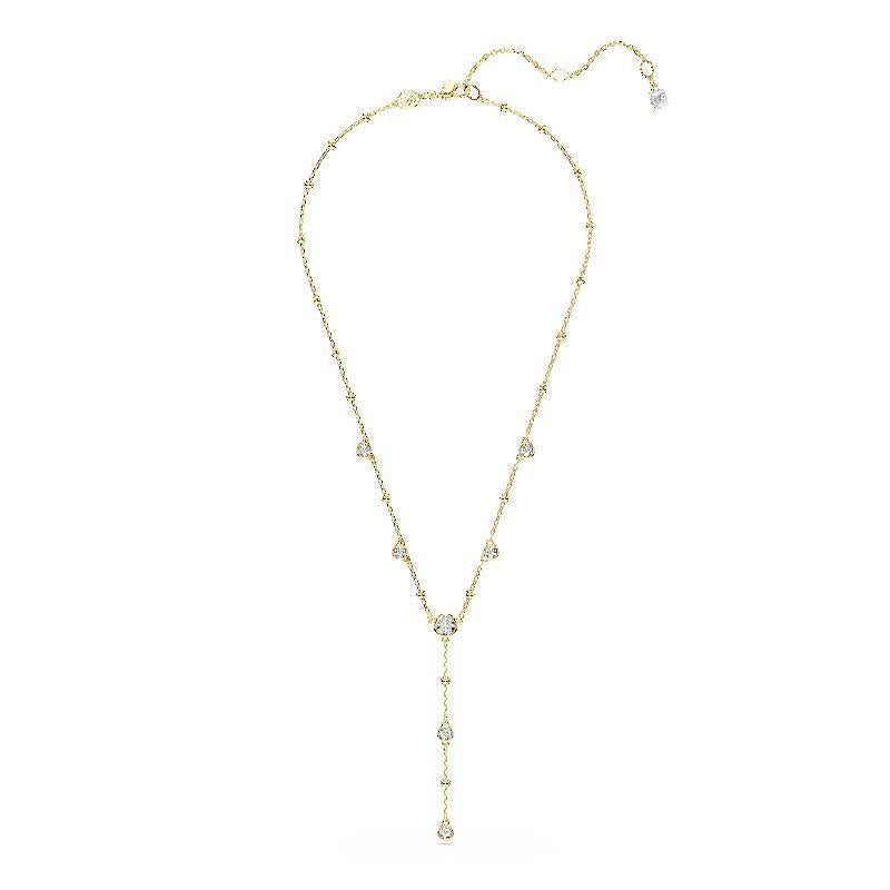 Swarovski Imber Y Round Cut White Gold Plated Necklace
