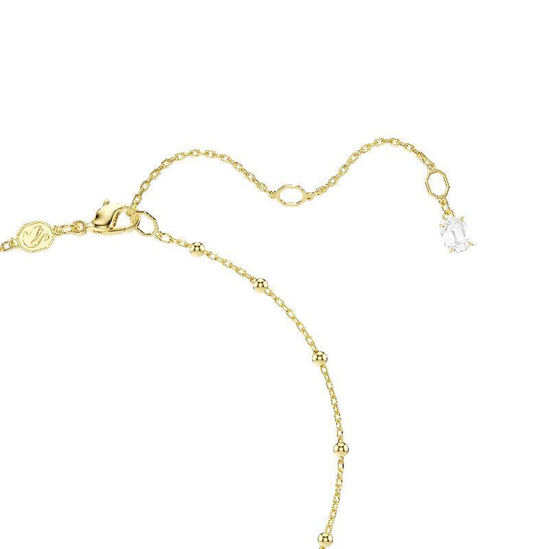Swarovski Imber Y Round Cut White Gold Plated Necklace