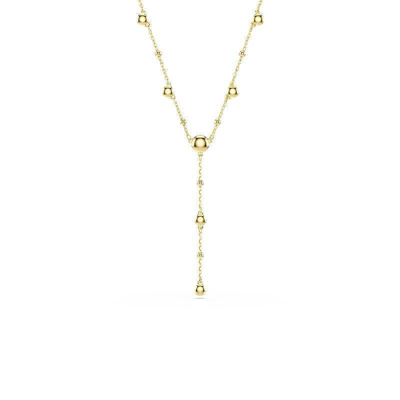 Swarovski Imber Y Round Cut White Gold Plated Necklace