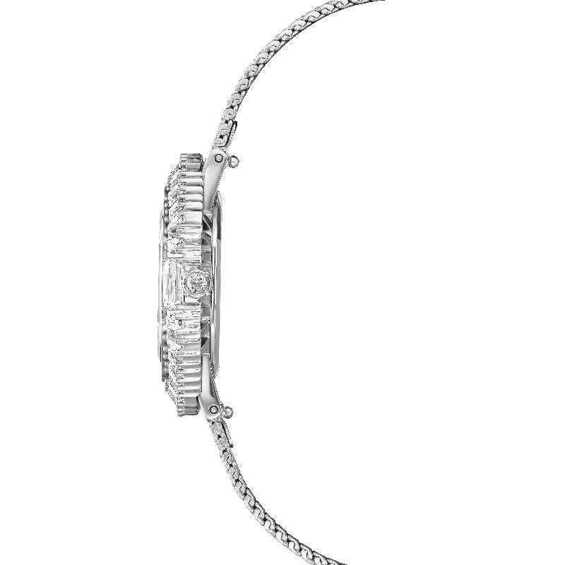 Swarovski Matrix Octagon Silver Tone Stainless Steel Watch