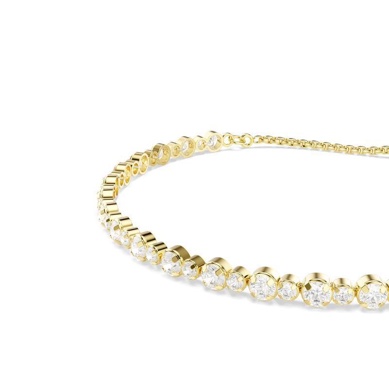 Swarovski Matrix Round Cut White Gold Plated Bracelet