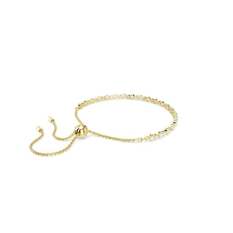 Swarovski Matrix Round Cut White Gold Plated Bracelet