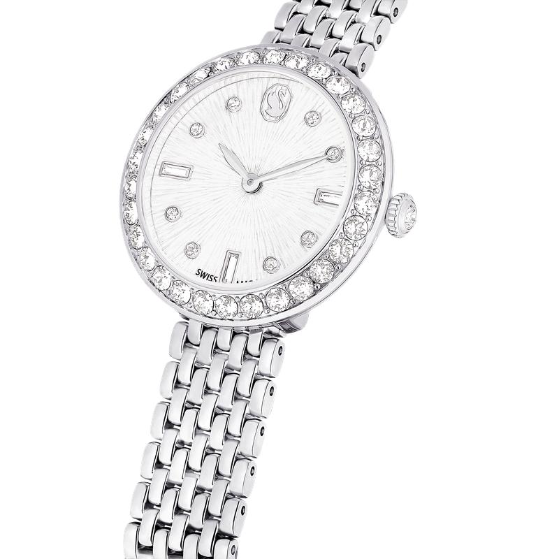 Swarovski Matrix Tennis 7-Link Swiss Made Stainless Steel Watch