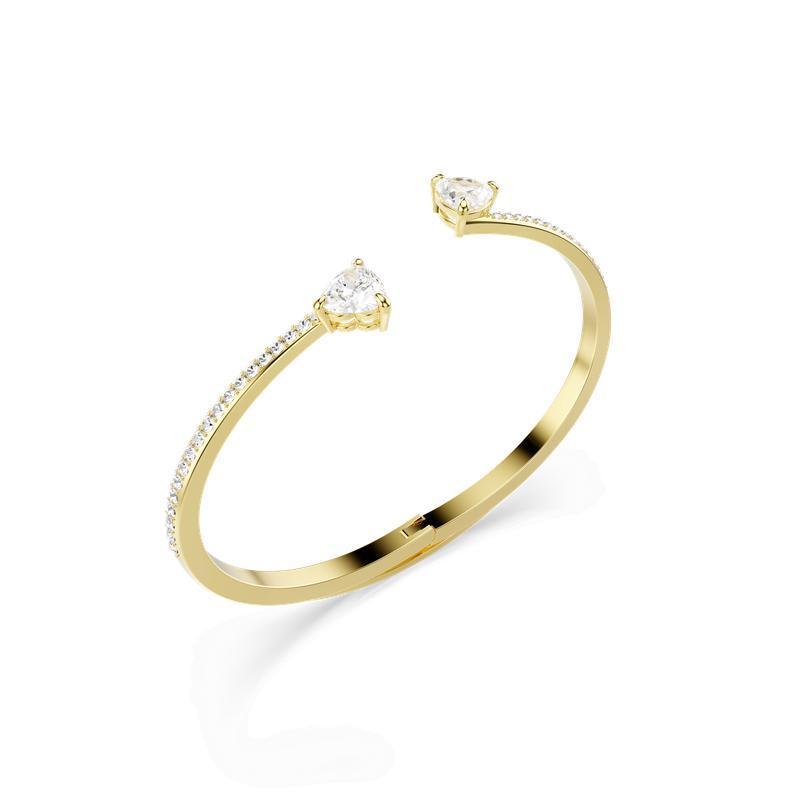 Swarovski Mesmera Heart White Gold Plated Bangle