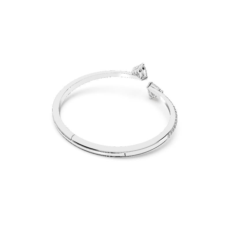 Swarovski Mesmera Heart White Rhodium Plated Bangle