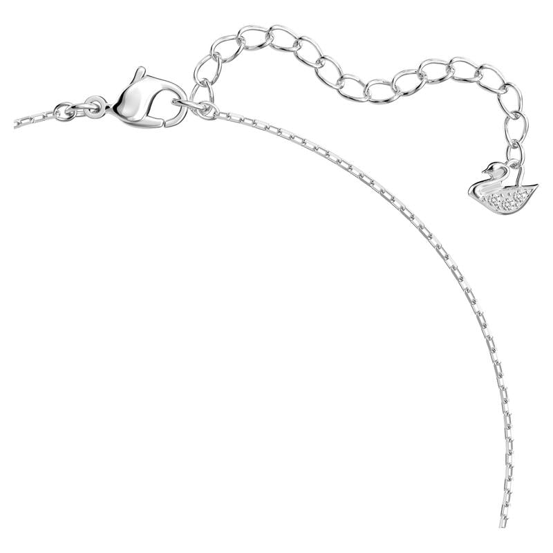 Swarovski Mesmera Heart White Rhodium Plated Necklace
