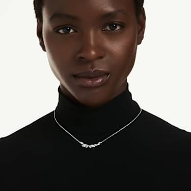 Swarovski Mesmera Marquise Cut White Rhodium Plated Necklace